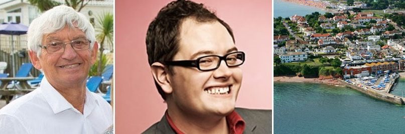 When Alan Jeavons (left) met Alan Carr on air, the talk was of the glorious English Riviera they both love