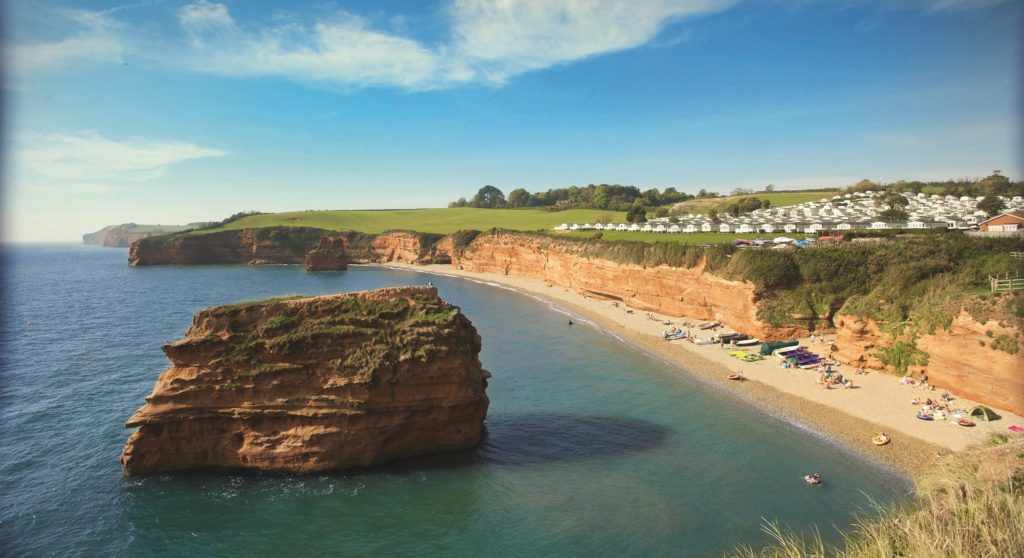 Judges went undercover before shortlisting Ladram Bay (above) and other contenders for the Devon Tourism Awards