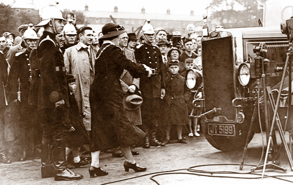 Flashback to 1936 when the Mayoress of Weymouth christened Barkis in a ceremony attended by the public and members of the local fire services. The Leyland engine, built at a cost of £1,585, saw action in the area over successive years[/caption]

			</div><!-- .entry-content -->


	<footer class=