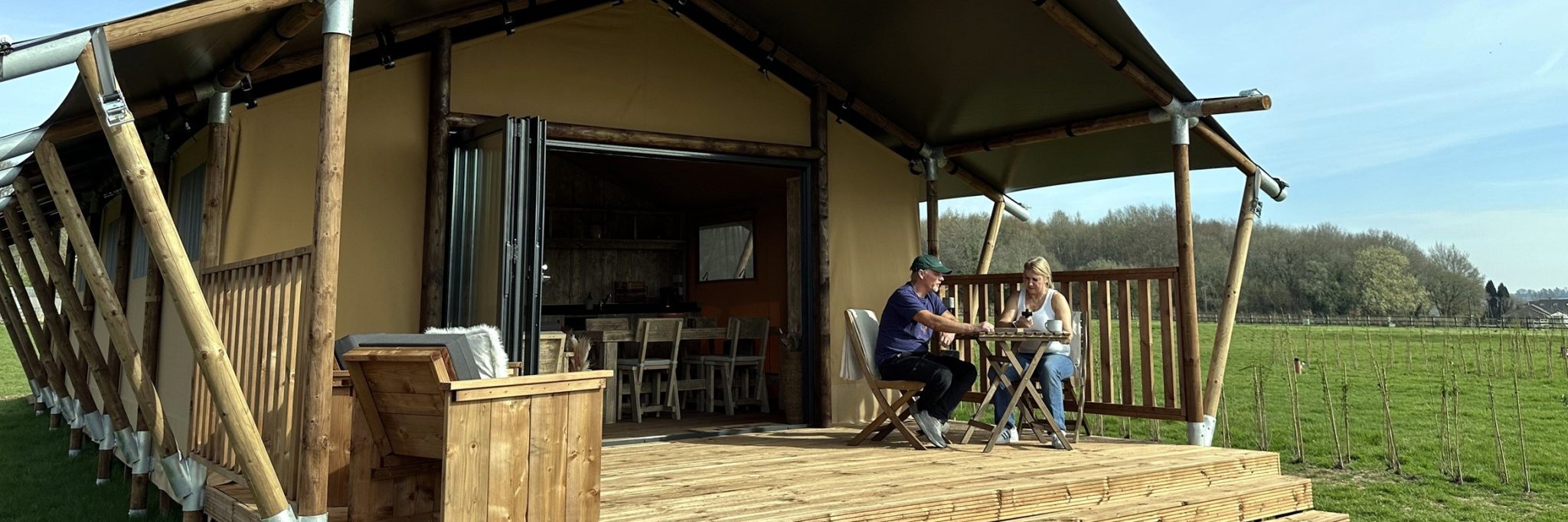 Glowing reviews win top travel award for Hants glamping park